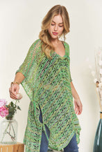 Load image into Gallery viewer, CROCHET COVER UP TUNIC TOP
