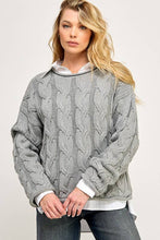 Load image into Gallery viewer, Aspen Cable Knit Sweater
