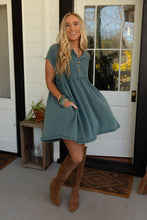 Load image into Gallery viewer, Sweet Nothings Dress -Teal
