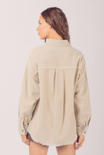 Load image into Gallery viewer, Oversized Washed Corduroy Shacket
