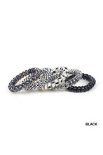 Load image into Gallery viewer, Assorted Hair Coil Ties Solid Flower Checker Zenana Consgt.
