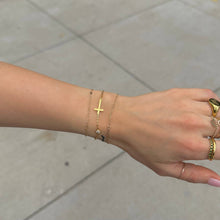 Load image into Gallery viewer, Martha Golden Cross Bracelet

