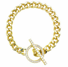 Load image into Gallery viewer, 18 KGP Statement Bracelet
