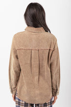 Load image into Gallery viewer, Oversized Washed Corduroy Shacket
