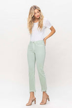 Load image into Gallery viewer, Vervet-Mid Rise Jeans- Mint
