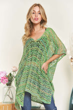 Load image into Gallery viewer, CROCHET COVER UP TUNIC TOP
