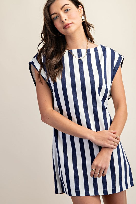 Striped Mini Dress