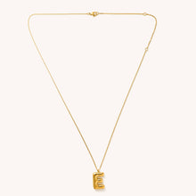 Load image into Gallery viewer, Bubble Initial Charm Necklaces- Gold
