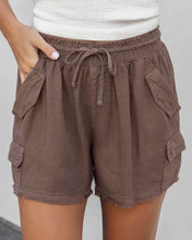 Load image into Gallery viewer, Monica Cargo Shorts- Mocha
