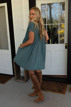 Load image into Gallery viewer, Sweet Nothings Dress -Teal
