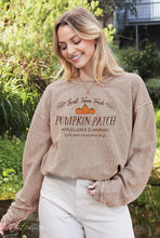 Load image into Gallery viewer, LOCAL FARM FRESH PUMPKIN PATCH Thermal Vintage Pullover
