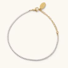 Load image into Gallery viewer, Gold Micro Tennis Bracelet- Waterproof

