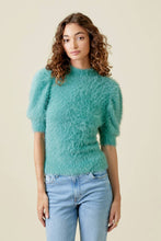 Load image into Gallery viewer, Pink Petals- Faux Fur Sweater
