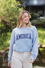 Load image into Gallery viewer, AMERICA Thermal Vintage Pullover
