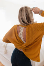 Load image into Gallery viewer, Fall Thermal Top - Mustard
