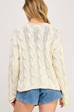 Load image into Gallery viewer, Aspen Cable Knit Sweater
