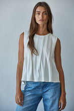 Load image into Gallery viewer, L9117 | Knit Rayon Spandex Jersey Round Neck Sleeveless Top: Chocolate / S
