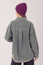 Load image into Gallery viewer, Oversized Washed Corduroy Shacket
