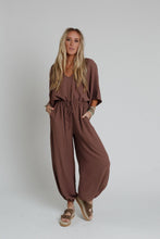 Load image into Gallery viewer, New Love-Relaxed Fit-Jumpsuit-Mocha
