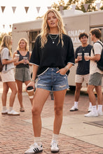 Load image into Gallery viewer, Gameday Contrast Trim Oversized Sweater Top
