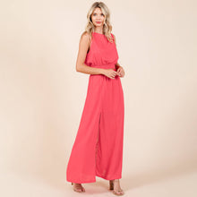 Load image into Gallery viewer, Malta-Linen Maxi Skirt Set-Fushia
