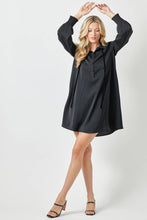 Load image into Gallery viewer, Class Act-Loose Fit Dress-Black
