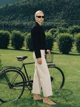 Load image into Gallery viewer, White Swan Crop Jean
