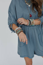 Load image into Gallery viewer, Carolina Comfy Romper - Gunmetal
