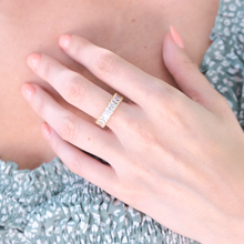 Load image into Gallery viewer, Waterproof Gold Crystal Ring
