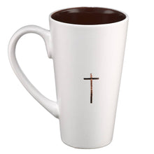 Load image into Gallery viewer, Mug Cross Light of the World John 8:12
