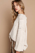 Load image into Gallery viewer, Aspen-Cable Knit Sweater-Almond
