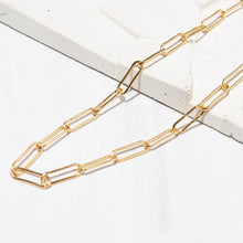 Load image into Gallery viewer, 18" Paper Clip Necklace
