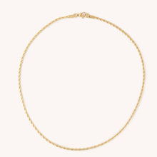 Load image into Gallery viewer, Skinny Golden Rope Necklace
