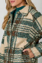 Load image into Gallery viewer, Green Plaid Shacket
