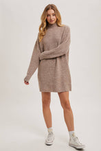 Load image into Gallery viewer, Latte Fun-Sweater Dress
