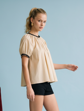 Load image into Gallery viewer, Paisley Puff Sleeve Blouse
