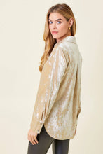 Load image into Gallery viewer, Velvet Shirt-Champagne
