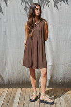 Load image into Gallery viewer, Chasing you Sleeveless Mini: Brown
