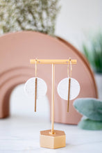 Load image into Gallery viewer, Statement Circle Bar Hoops
