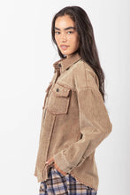 Load image into Gallery viewer, Oversized Washed Corduroy Shacket
