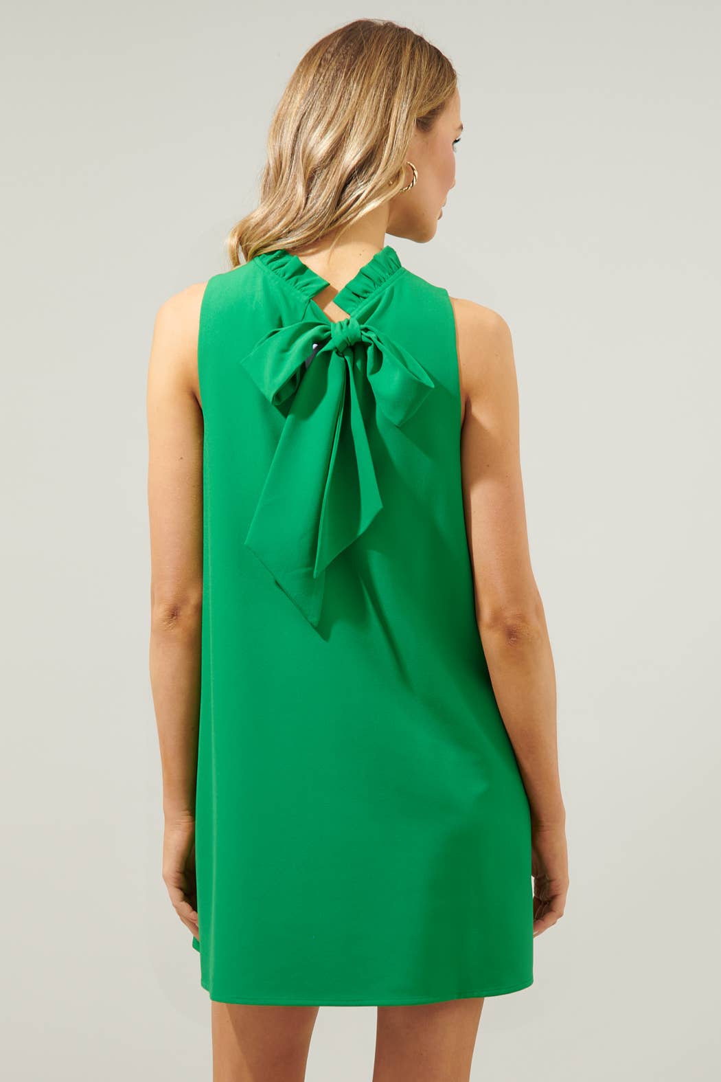 Benson Mini Dress-Kelly Green