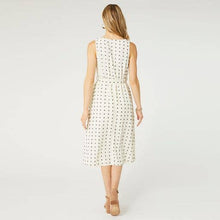 Load image into Gallery viewer, Charlotte-Swiss Polka Dot Dress-Buttercream
