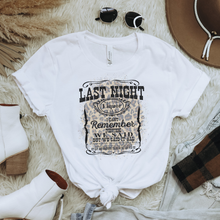 Load image into Gallery viewer, Last Night- T-Shirt-White
