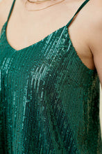 Load image into Gallery viewer, Emerald City-Sequin Cami
