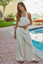 Load image into Gallery viewer, Vacay Anyone Linen Halter Top
