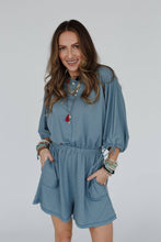 Load image into Gallery viewer, Carolina Comfy Romper - Gunmetal
