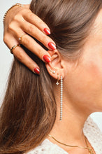 Load image into Gallery viewer, Tennis Chain Drop Earrings
