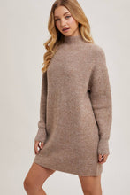 Load image into Gallery viewer, Latte Fun-Sweater Dress
