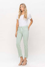 Load image into Gallery viewer, Vervet-Mid Rise Jeans- Mint
