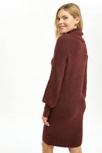 Load image into Gallery viewer, Jaci-Sweater Dress-Burgundy
